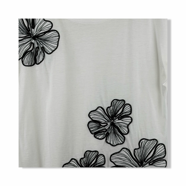 J. Jill Floral Embroidered T Shirt