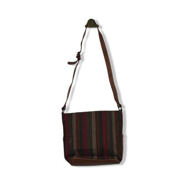 Vintage R.J. Graziano Woven and Leather Satchel