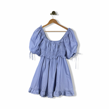 En Saison Puff Sleeve Mini Dress