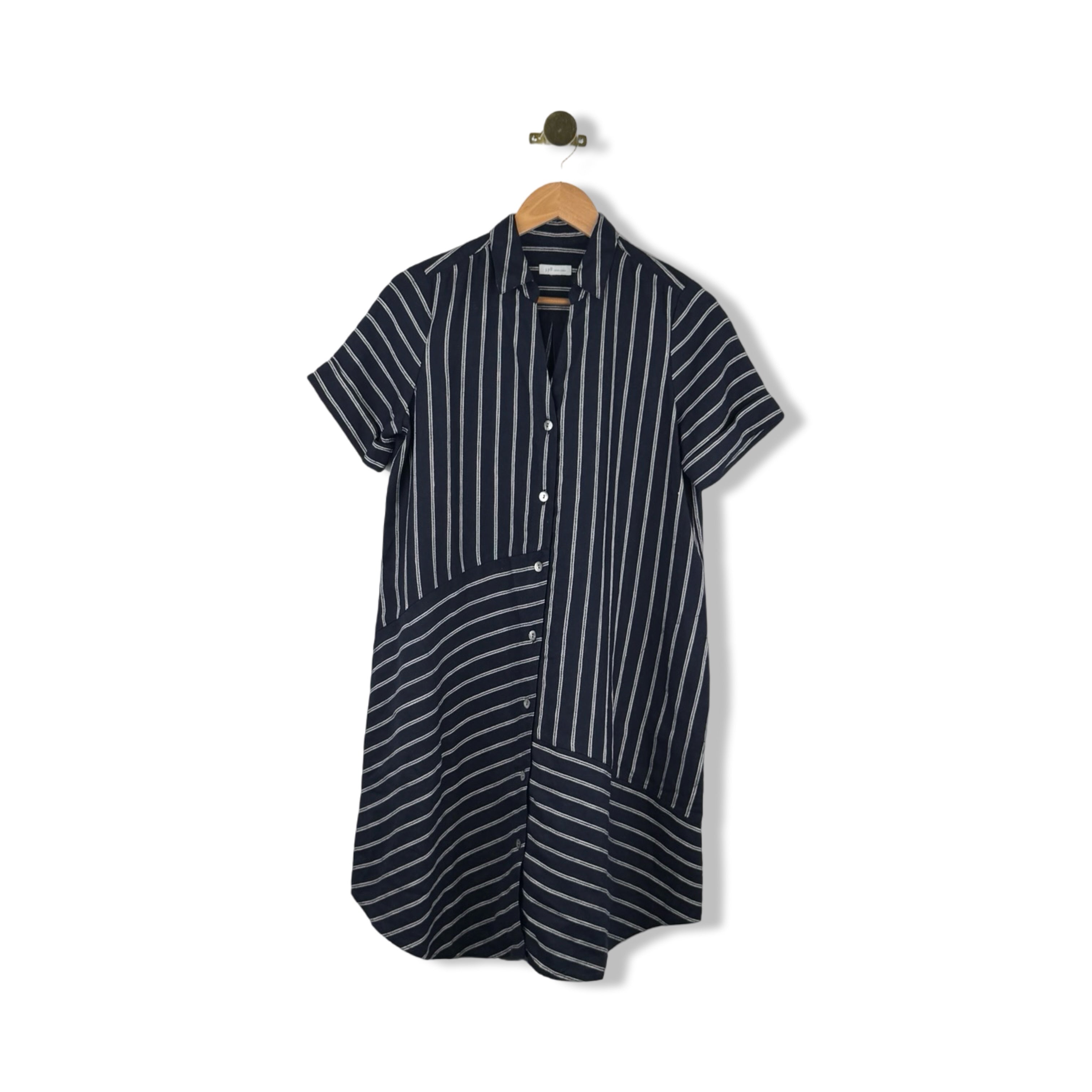 j jill shirt dress J. Jill Striped Shirt Dress – RefindNYC by Housing Works