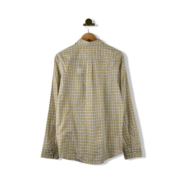 Billy Reid Umbrella Yellow Plaid Shirt