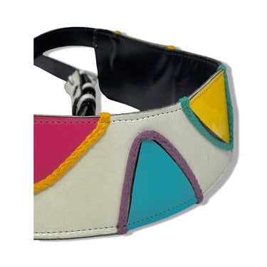 Vintage R.J. Graziano Tropical Wrap Around Leather Belt