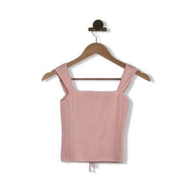 Ralph Lauren Black Label Lace Up Crop Top