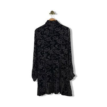 Paige Desano Velvet Shirt Dress