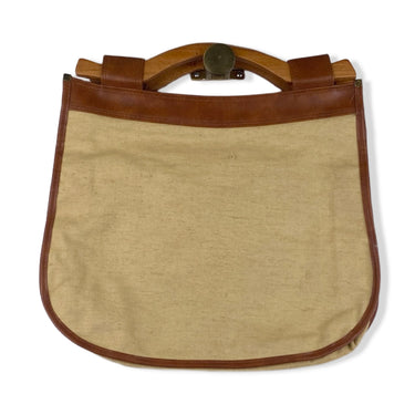 Vintage Charles Revson Wood Handle Bag