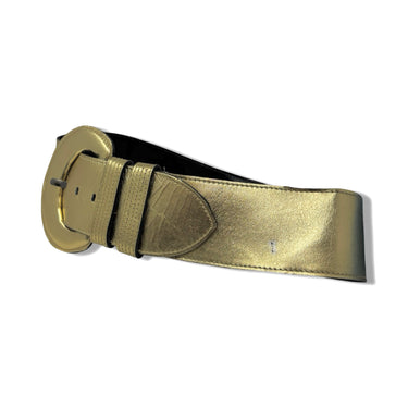 Vintage R.J. Graziano Wide Foil Belt