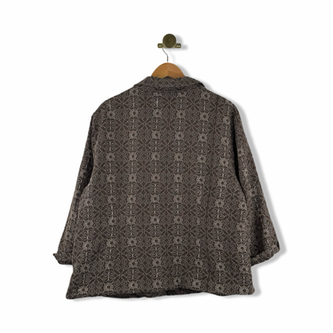 Vintage Silkland Floral Button Up Jacket