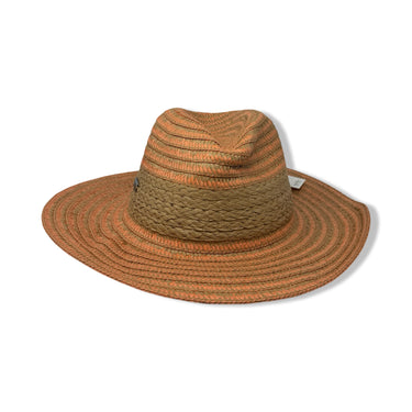 Nicole Miller Two-Tone Woven Hat