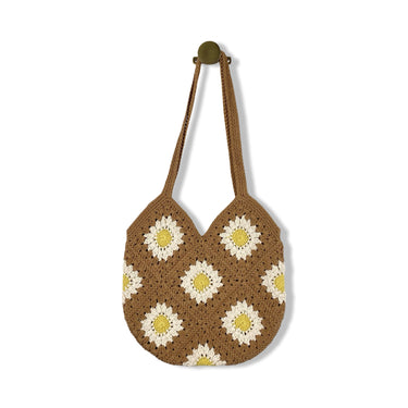 Housing Works Sunflower Crochet Bag