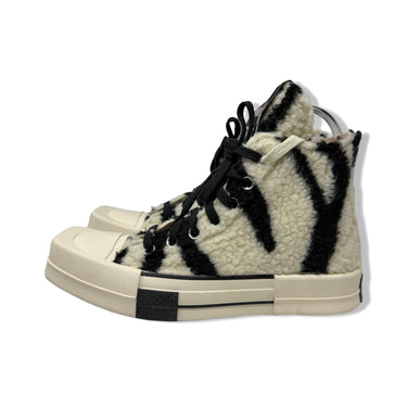 Converse x Rick Owens New In Box TURBODRK Shearling Sneakers
