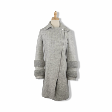 Club Monaco Long Line Moto Coat