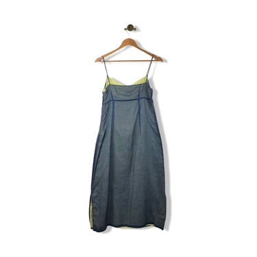 Vintage Ecote Contrast Lining Dress