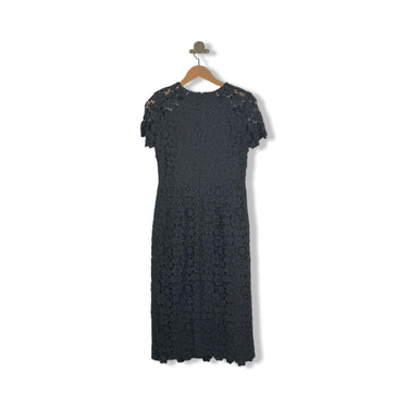 Shoshanna Short Sleeve Floral Embroidered Lace Dress