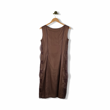 Vintage Leaf Applique Dress