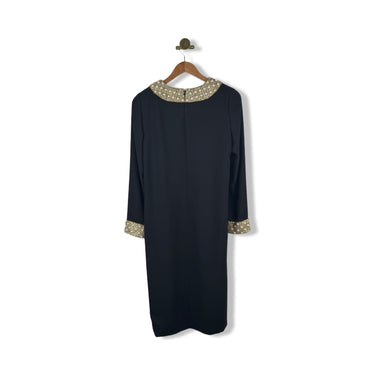 Vintage Victor Costa Faux Pearl Trim Dress