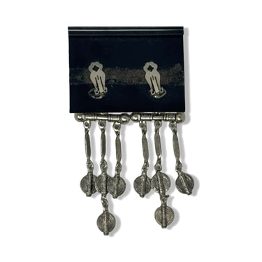 Vintage R.J. Graziano Spiral Stud Dangle Earring