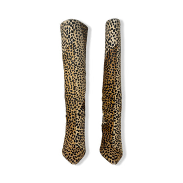 Ulla Johnson Knee High Leopard Print Boots