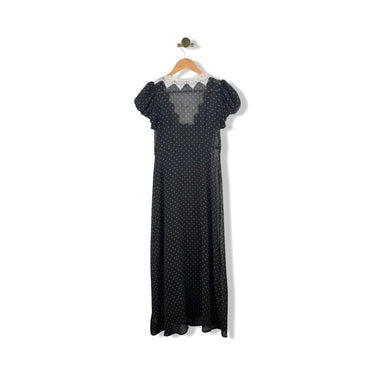 Gap Lace Trim V-Neck Maxi Dress
