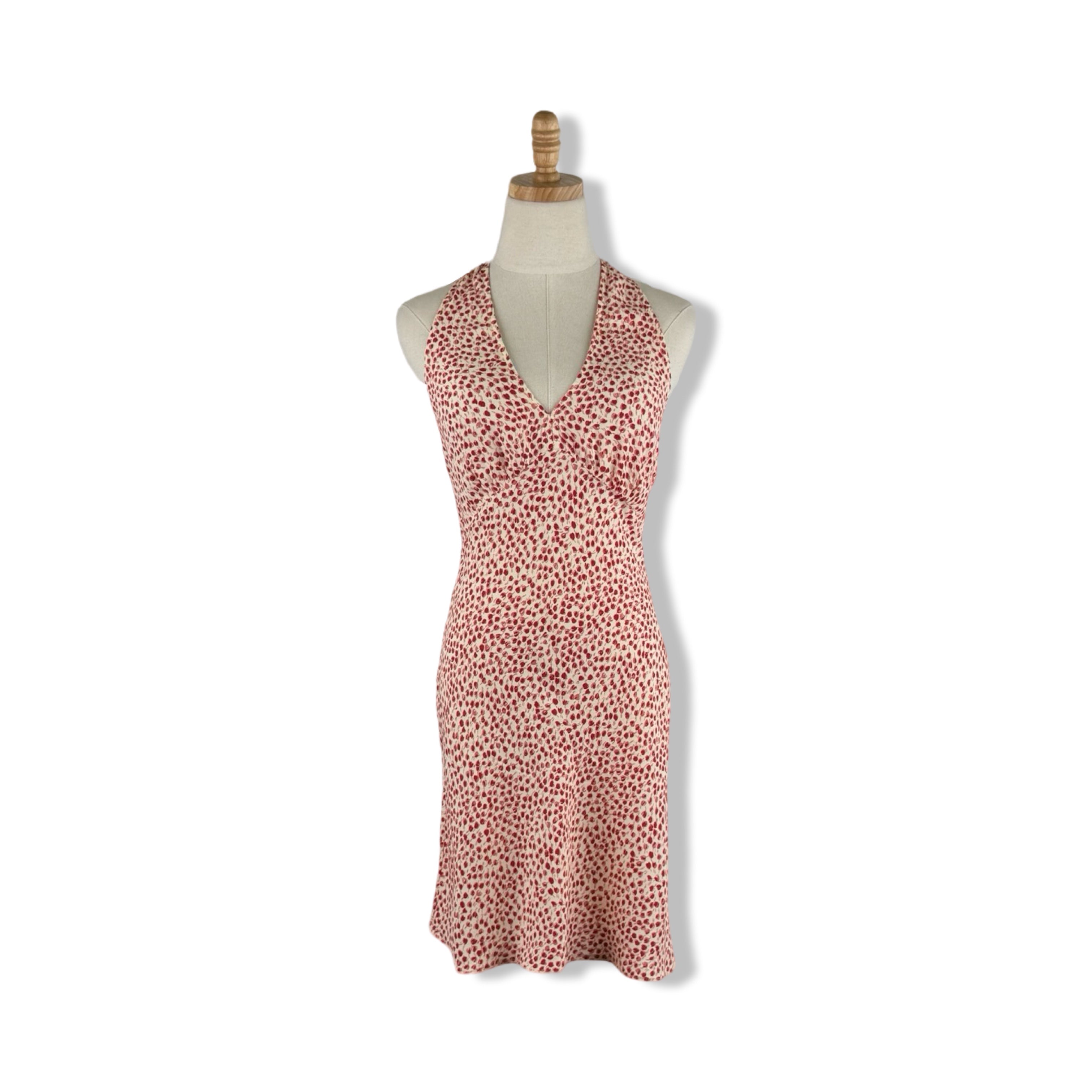 Reformation Patterned Halter Dress – RefindNYC by Housing Works