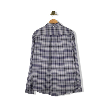 Billy Reid Striped Plaid Button Up Shirt