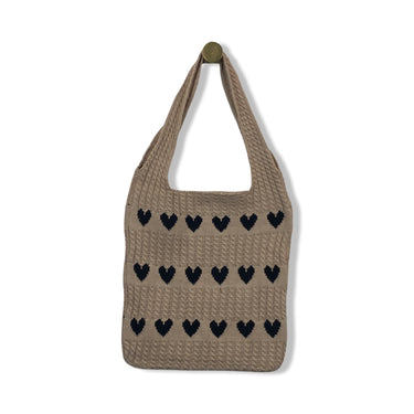 Housing Works Knit Heart Tote