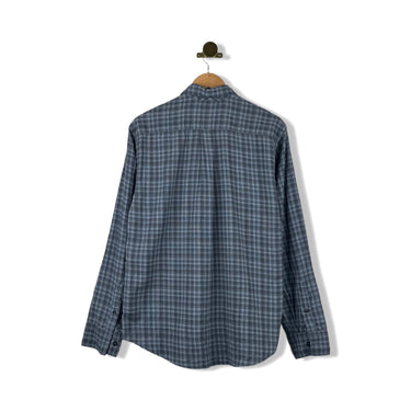 Billy Reid Plaid Chest Pocket Button Up