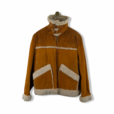 Vintage Leathers LTD. By Campus Suede Sherpa Jacket