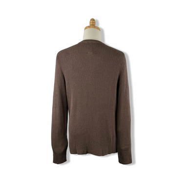 Billy Reid Mini Waffle Crew Sweater