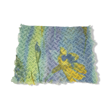 Komarov Textured Patterned Dyed Sheer Scarf
