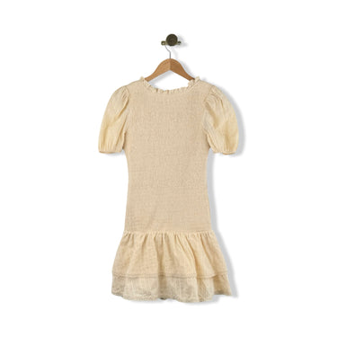 Heartloom Smocked Button Down Mini Dress