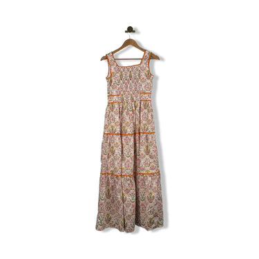 In Loom Cotton Floral Maxi Dress