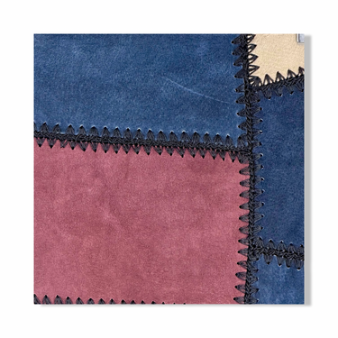 Zara Patchwork Suede Mini Skirt