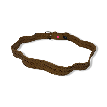 Anderson's Woven Curved Buckle Leather Belt