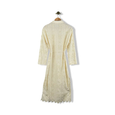Heartloom Sheer Floral Embroidered Maxi Dress
