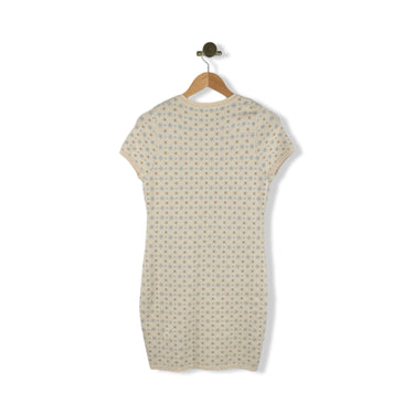 Heartloom Patterned Knit Button Down Mini Dress