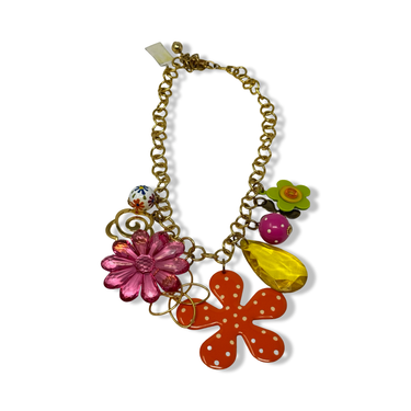 R.J. Graziano Floral Charm Link Chain Necklace