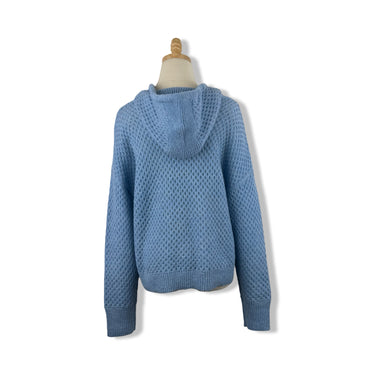 Elliott Lauren Hooded Waffle Knit Pullover