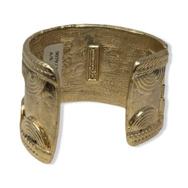 Vintage R.J. Graziano Textured Metal Cuff Bracelet