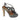Lanvin Pewter Leather Heeled Sandals