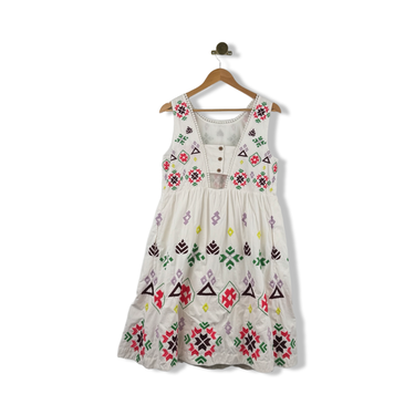 Anthropologie Embroidered Mini Dress