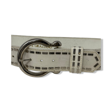 Vintage R.J. Graziano Flat Metal Stud Belt