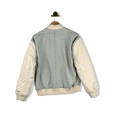 BLANKNYC Denim and Faux Leather Bomber