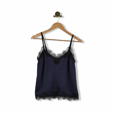 ALIGNE Eme Lace Satin Top