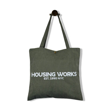 Corduroy Thrift Tote Bag