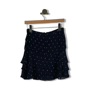 The Kooples Metallic Dobby Mini Skirt