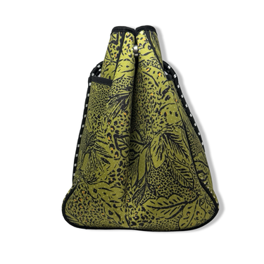 Leaf Print Neoprene Shoulder Bag