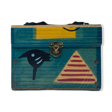 Wooden Crossbody Bag