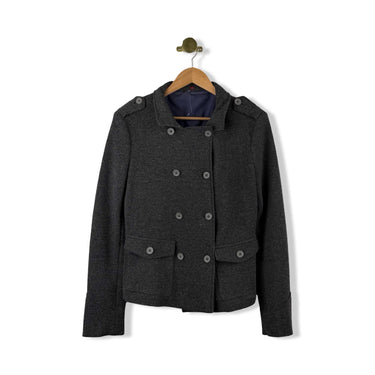 Allea Double Breasted Wool Blend Jacket