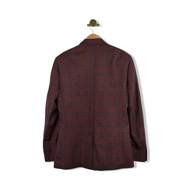 Billy Reid Plaid Print Suit Jacket