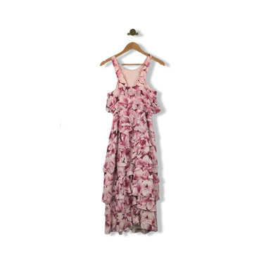Shoshanna Floral Ruffle Maxi Dress